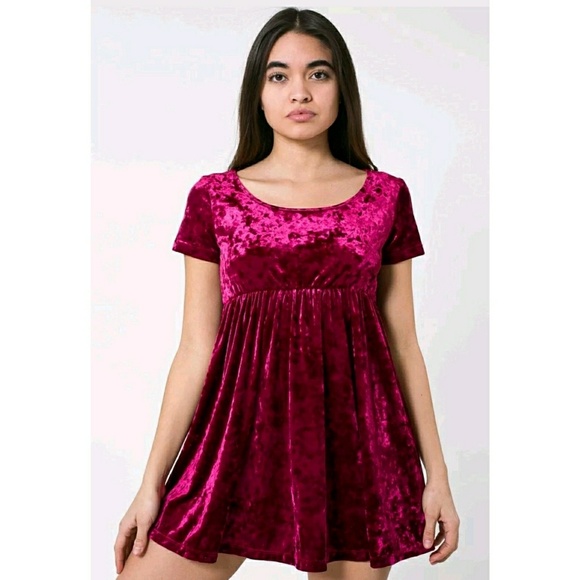 velvet babydoll